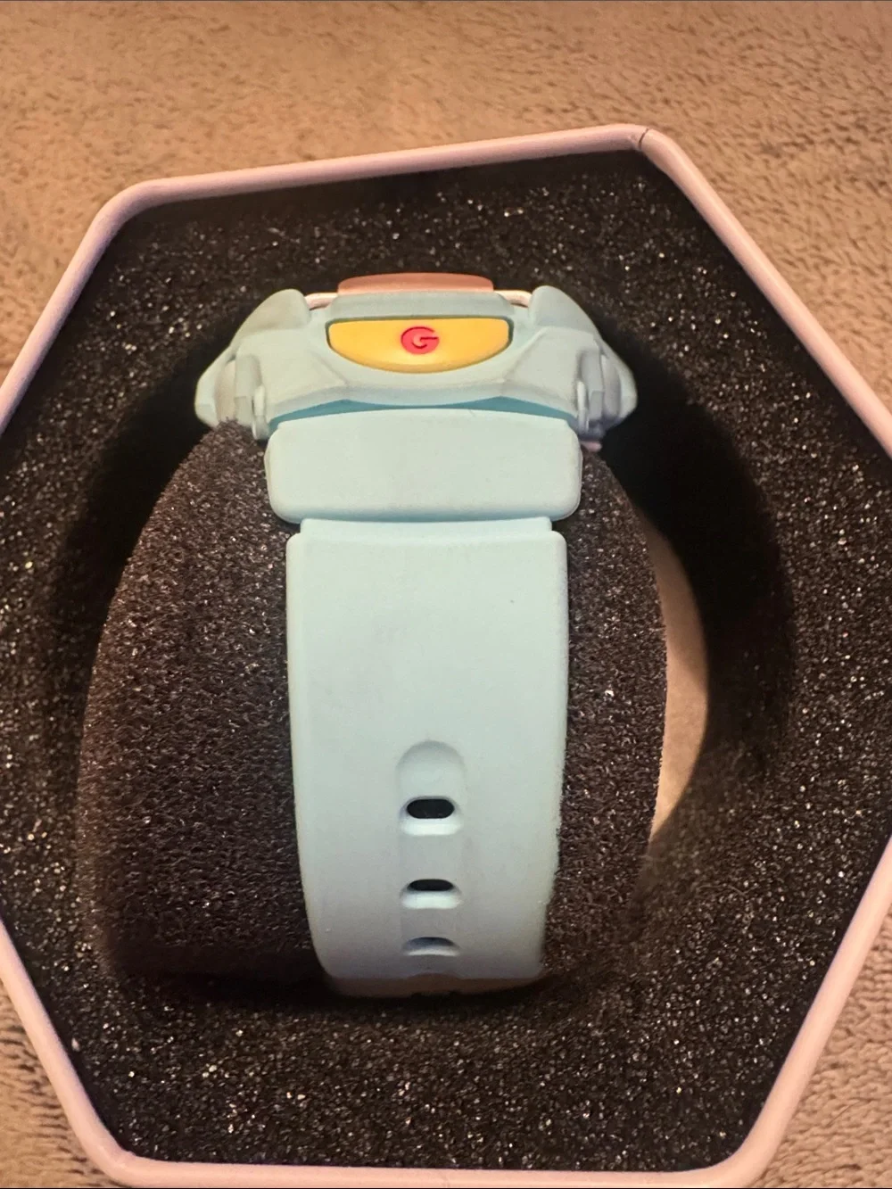 Casio Baby-G Digital Watch in Aqua with Pink Accents